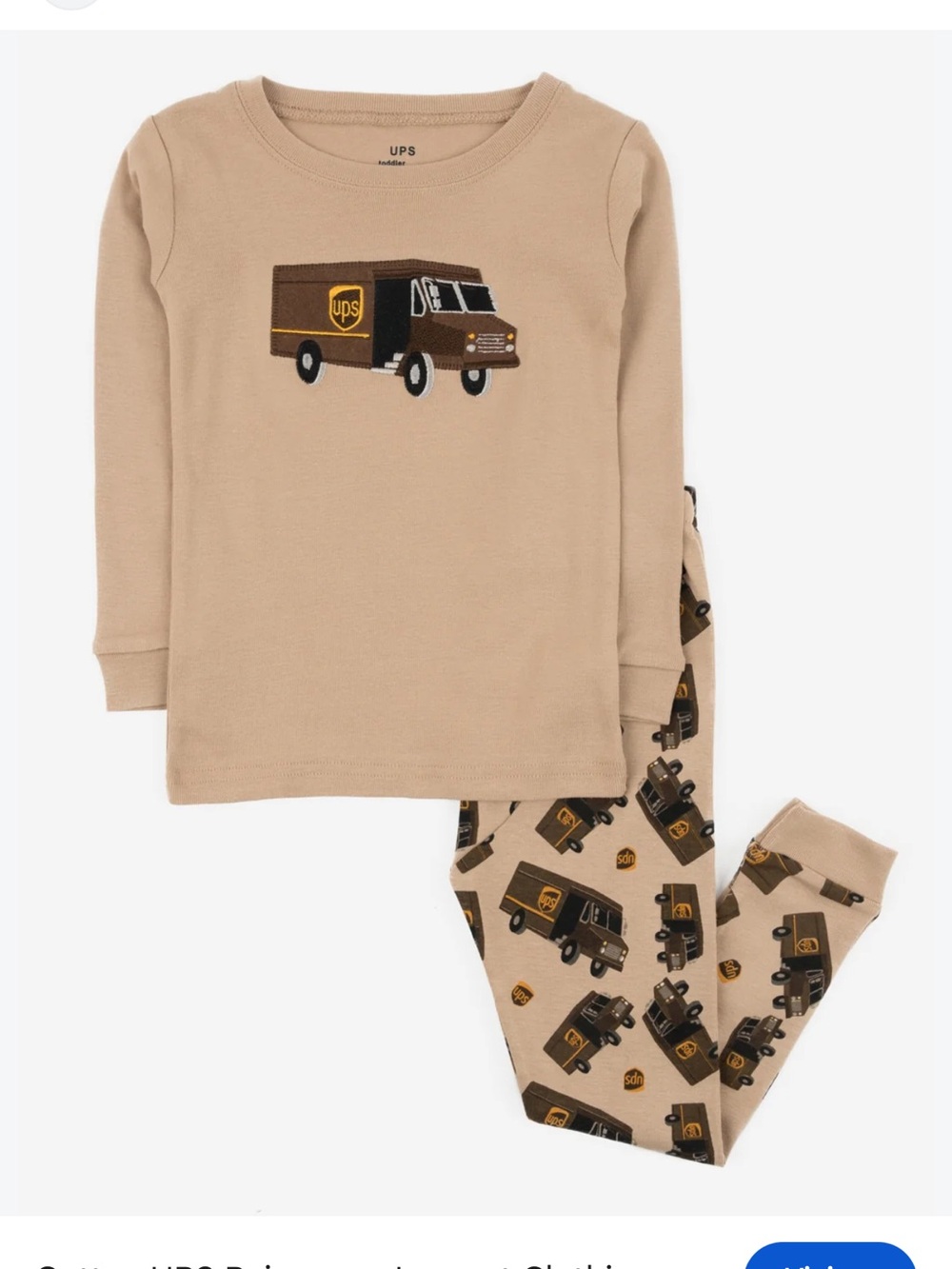 UPS pajama set 2T